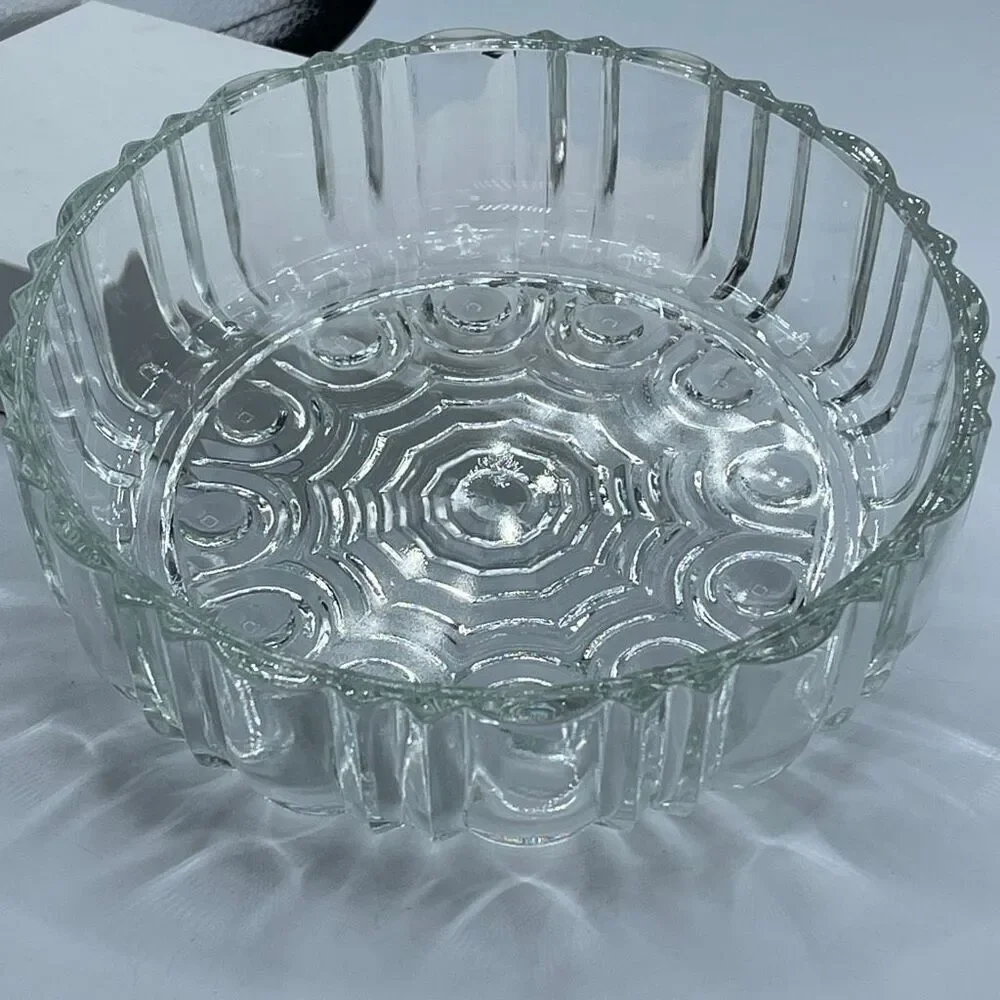 Anchor Hoking “ Old Cafe “ depression glass candy dish